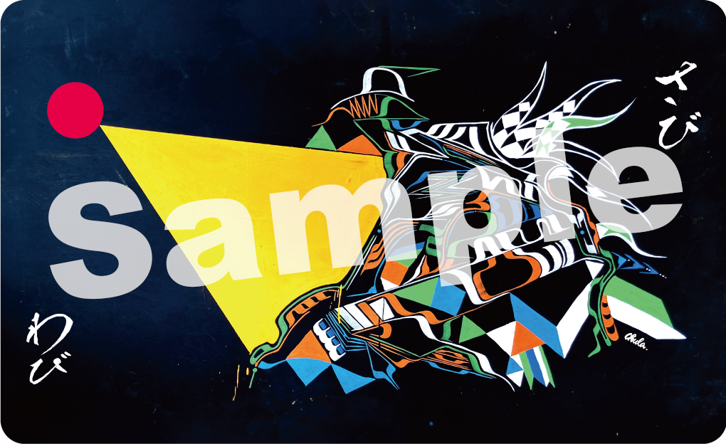 オリジナルジャケ写ステッカー見本